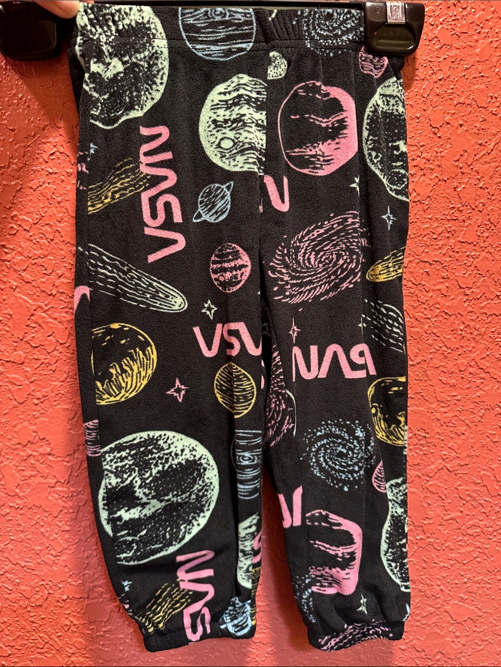 NASA Kids' Black Space-Print Leggings - Multicolor Planets